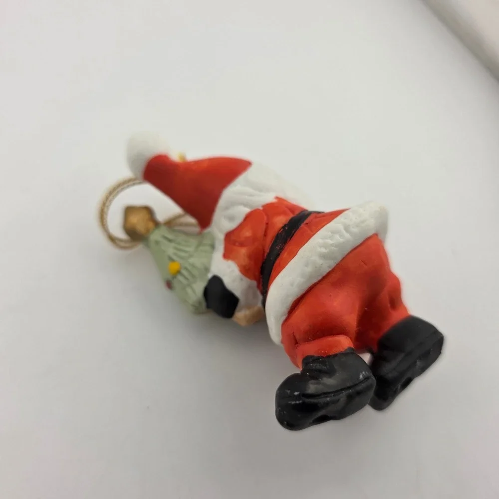 CITGO Vintage‎ Christmas Ornaments 5pc 1992-1993 7-Eleven Penguin Bear Santa Mix
